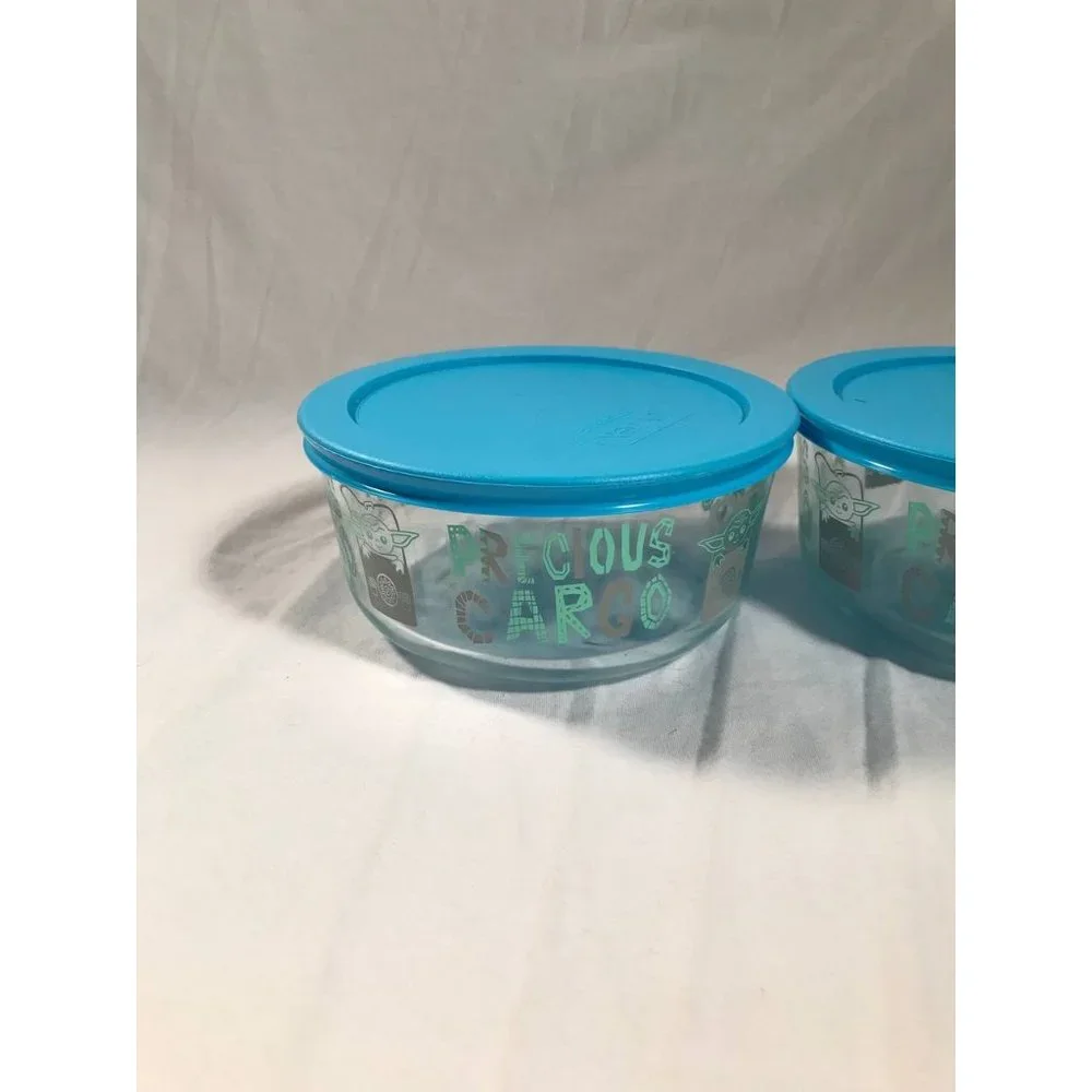 Pyrex Star Wars Baby Yoda 4-Cup Glass Container - Picture 3 of 6